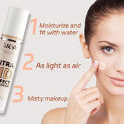 9 Shade Full Coverage Concealer Liquid Foundation