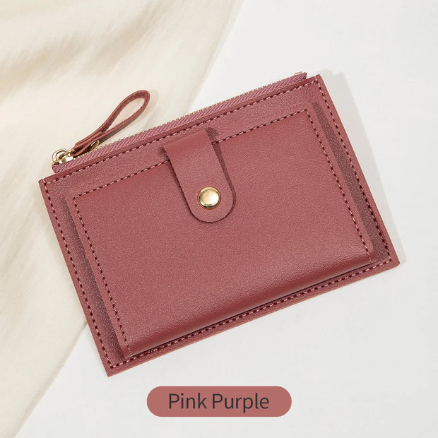 women's short card bag, ultra-thin