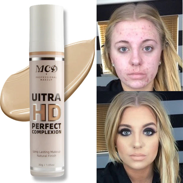 9 Shade Full Coverage Concealer Liquid Foundation