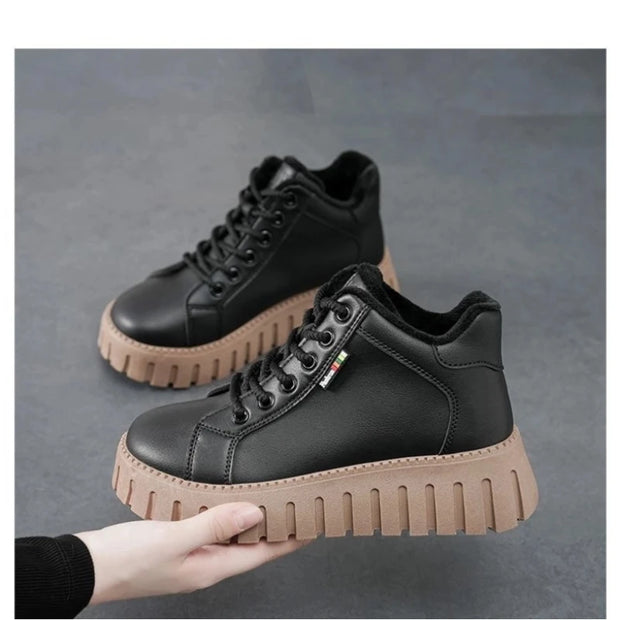 Sneakers Mid-Calf Snow Boots korean style