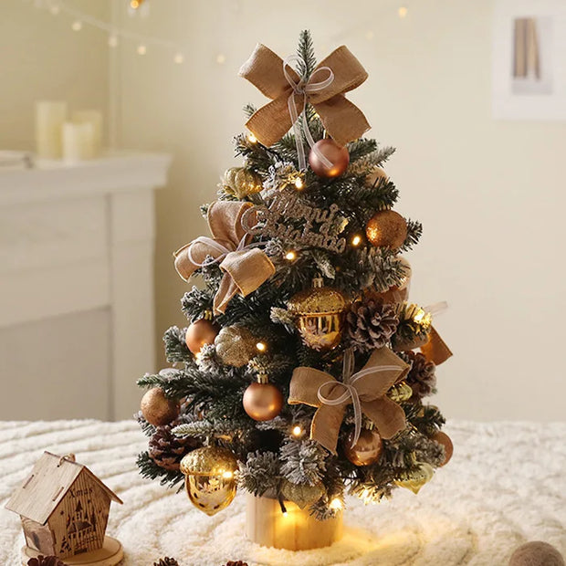 Christmas tree ornaments, Christmas desktop Christmas tree decorations set, 45CM