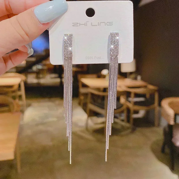 Korean Women Retro Drip Glaze Red Flower Earrings