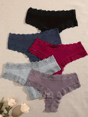 5Pcs/set Women Cotton Panties