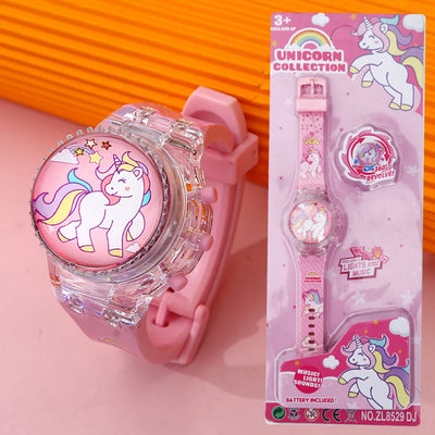Unicorn Light up girl's Watch