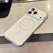 Matte Magnetic Glass Phone Case – Premium Protection for iPhone