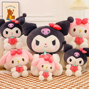 Sanrio Strawberry Kuromi Pillow