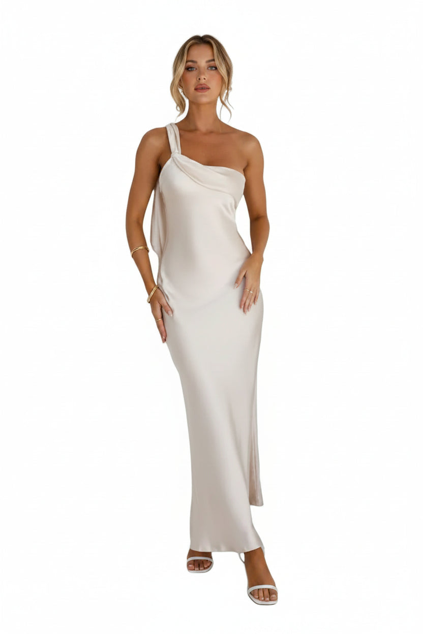 Wedding Guest Dresses  Elegant Backless Ruffle Sleeveless