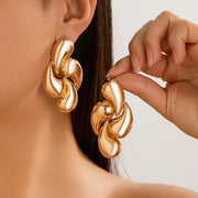 zhenshecai Exaggerate Big Drop Earrings