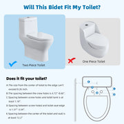 Dual Nozzle Bidet Attachment For Toilet