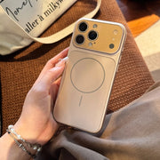 Matte Magnetic Glass Phone Case – Premium Protection for iPhone