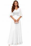 Formal Wedding Guest Dresses,  Spring Bridesmaid Party Cocktail Evening Long Prom Lace Dress