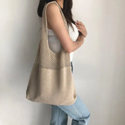 Handbag Retro Knitted Braid