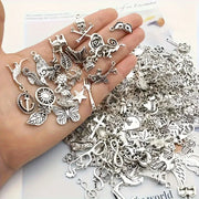 100pcs Metal Mixed  Vintage Bracelet and Neacklace Accessories