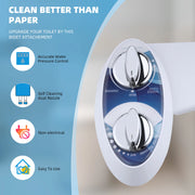 Dual Nozzle Bidet Attachment For Toilet