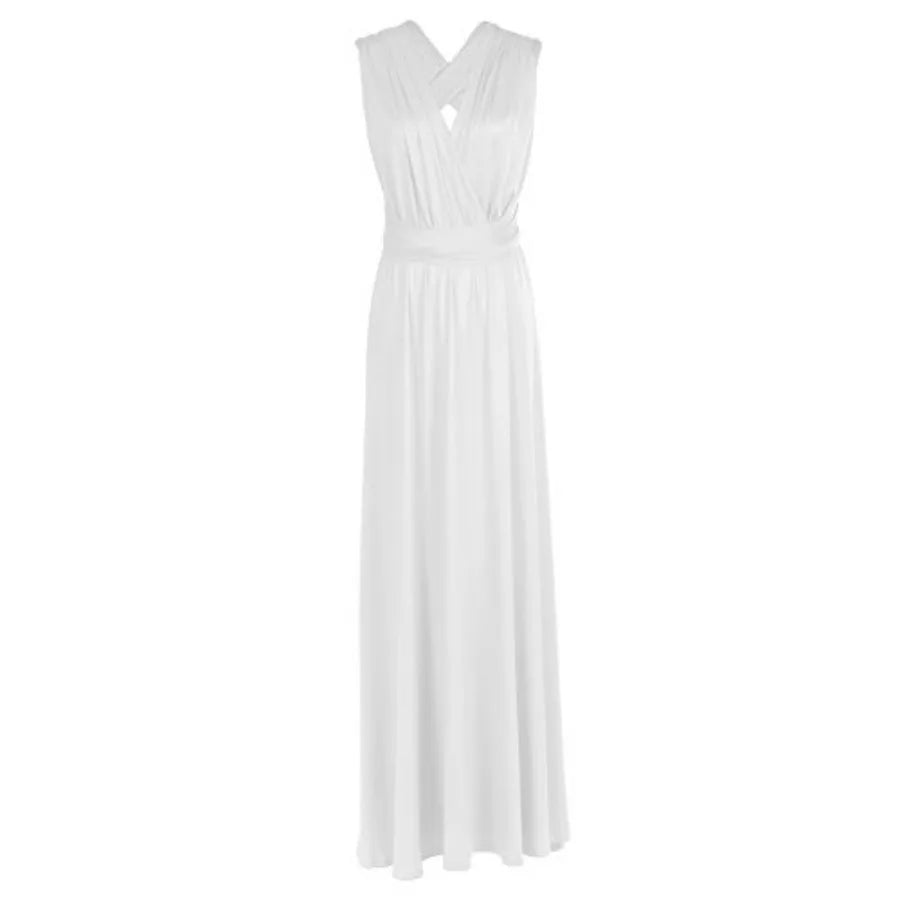 Wedding Cocktail Maxi Gown Transformer Hi Low Evening Long Prom Dress Halter Convertible Multi Way