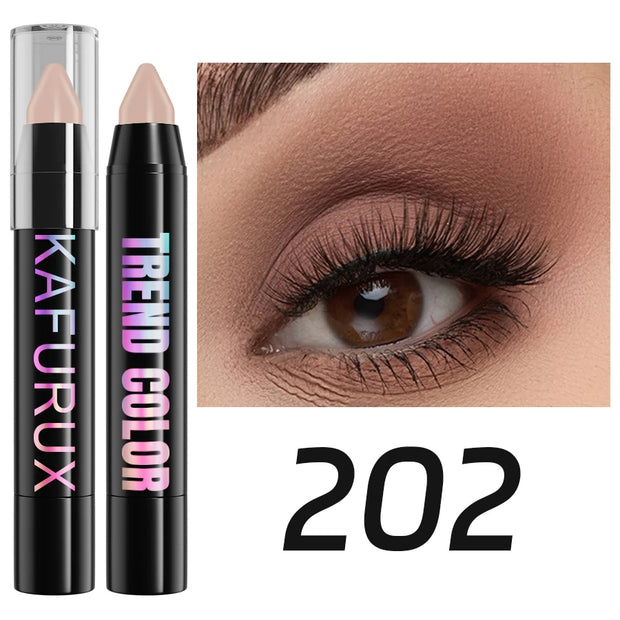 24 Colors Pearlescent Glitter Eyeshadow Eyeliner Pencil Waterproof