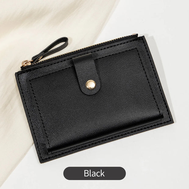 women's short card bag, ultra-thin