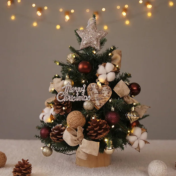 Christmas tree ornaments, Christmas desktop Christmas tree decorations set, 45CM