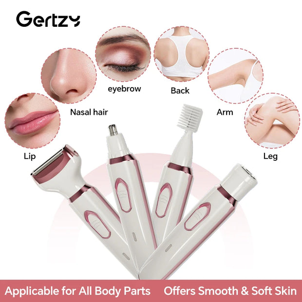 4 in 1 Electric Razor for Women