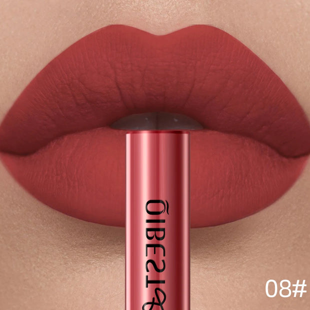 QIBEST Matte Liquid Lipstick Waterproof Long Lasting Velvet Lip Gloss