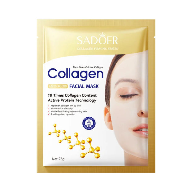 10PCS Collagen Anti Wrinkle Facial Mask  Korean Cosmetics