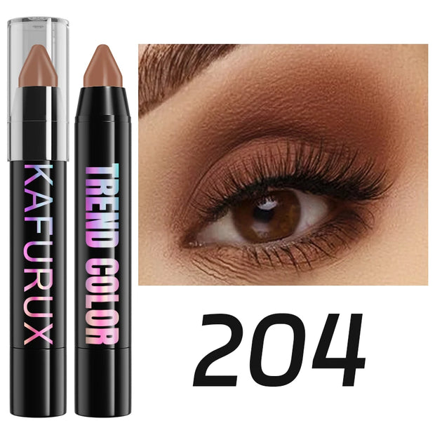 24 Colors Pearlescent Glitter Eyeshadow Eyeliner Pencil Waterproof