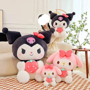 Sanrio Strawberry Kuromi Pillow