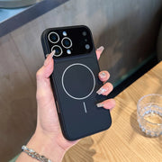 Matte Magnetic Glass Phone Case – Premium Protection for iPhone