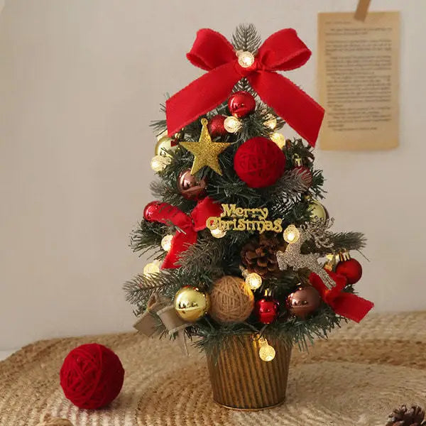 Christmas tree ornaments, Christmas desktop Christmas tree decorations set, 45CM