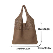 Handbag Retro Knitted Braid