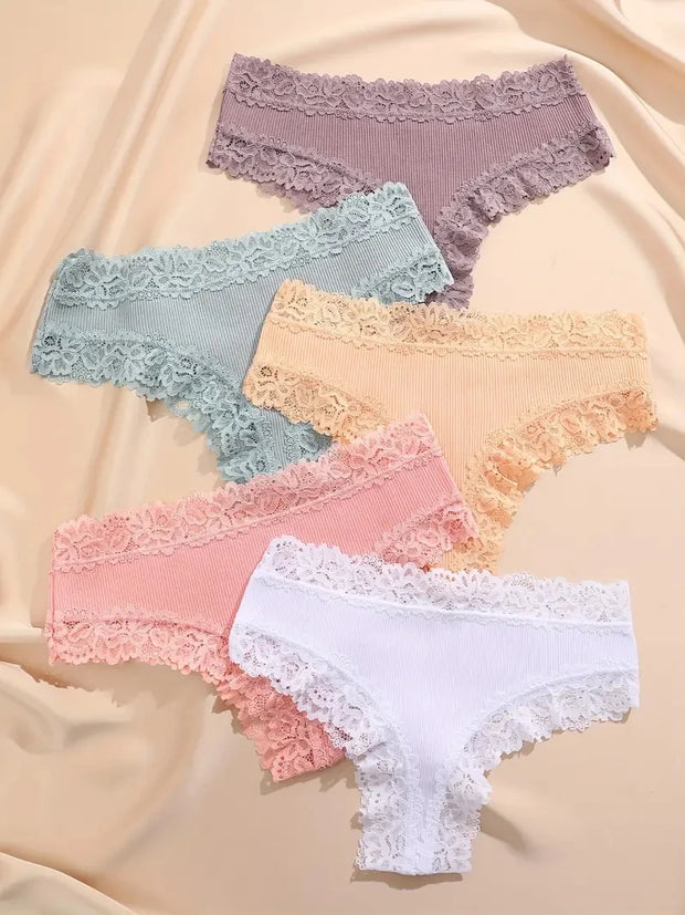 5Pcs/set Women Cotton Panties