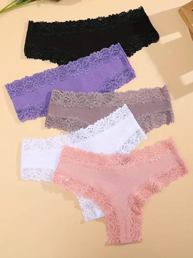 5Pcs/set Women Cotton Panties