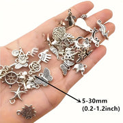 100pcs Metal Mixed  Vintage Bracelet and Neacklace Accessories