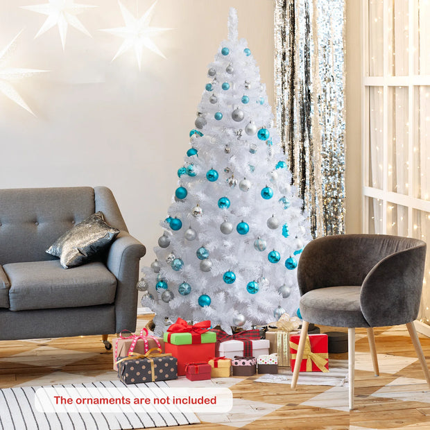 6Ft Christmas Tree W/Stand Holiday Season Indoor Outdoor White