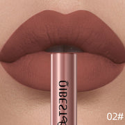 QIBEST Matte Liquid Lipstick Waterproof Long Lasting Velvet Lip Gloss