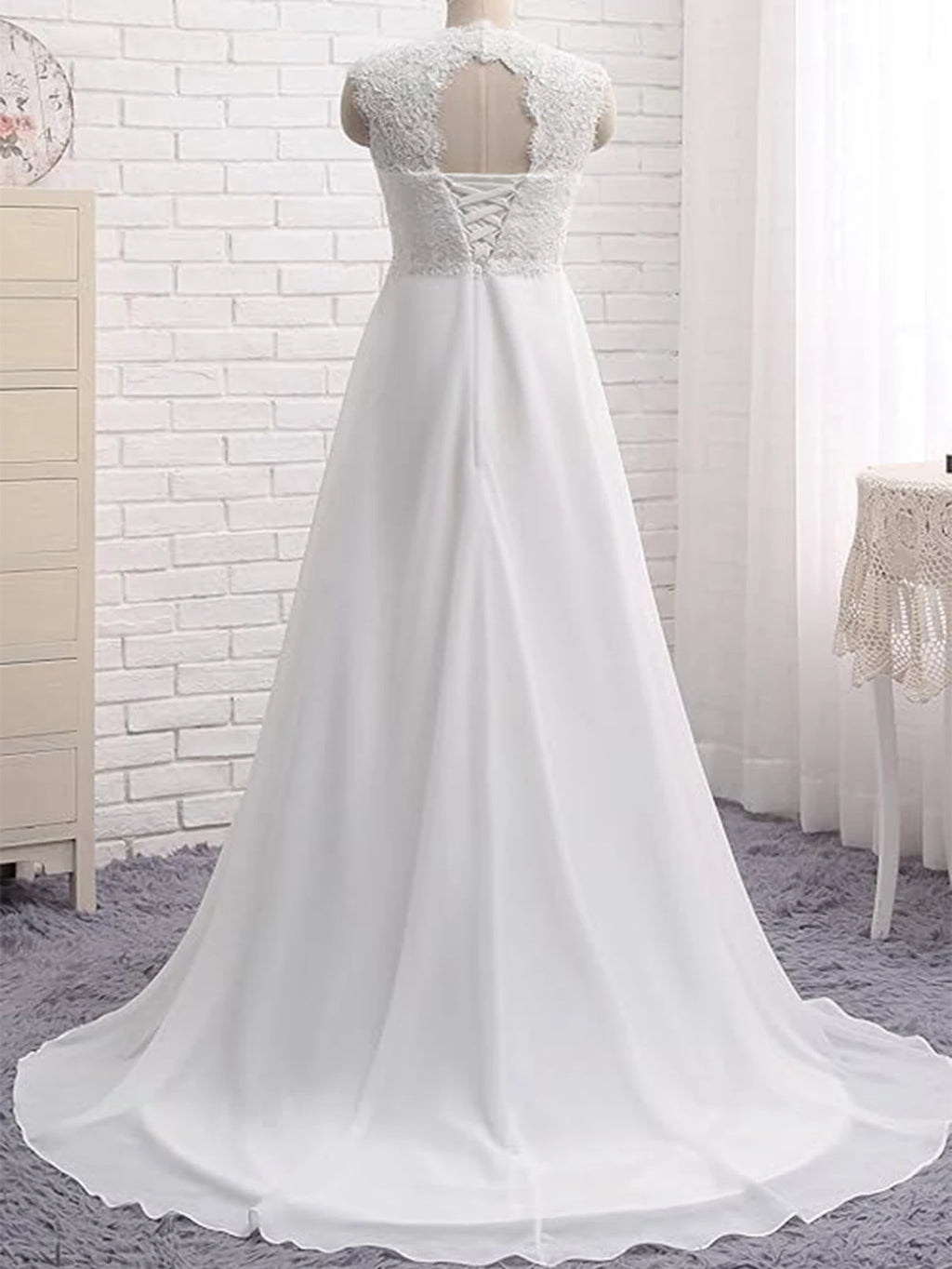 ChiaoLezhee Women's Strapless Floor-Length Prom Dress with Scarf, Asymmetrical Hem & High Slit