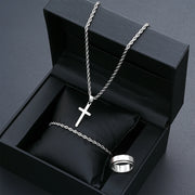 Stainless Steel Simple Jewelry Set For Women