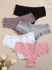 5Pcs/set Women Cotton Panties