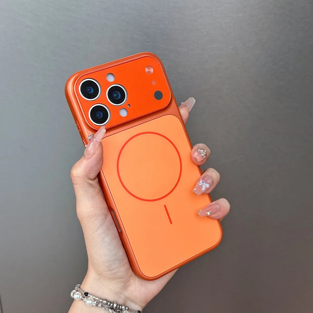 Matte Magnetic Glass Phone Case – Premium Protection for iPhone