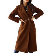 OYAO Woollen Overcoat Winter Pockets Formal V