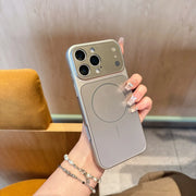 Matte Magnetic Glass Phone Case – Premium Protection for iPhone