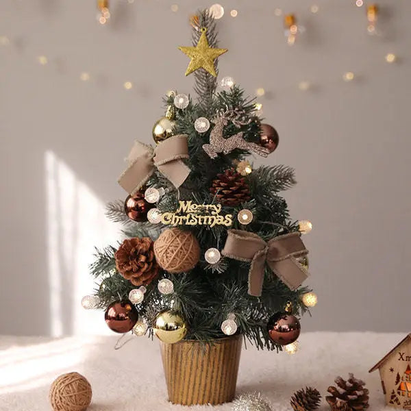 Christmas tree ornaments, Christmas desktop Christmas tree decorations set, 45CM