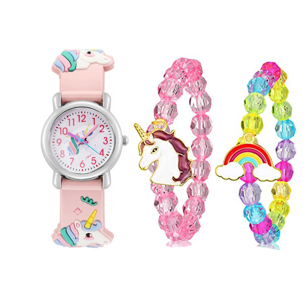 Unicorn Light up girl's Watch