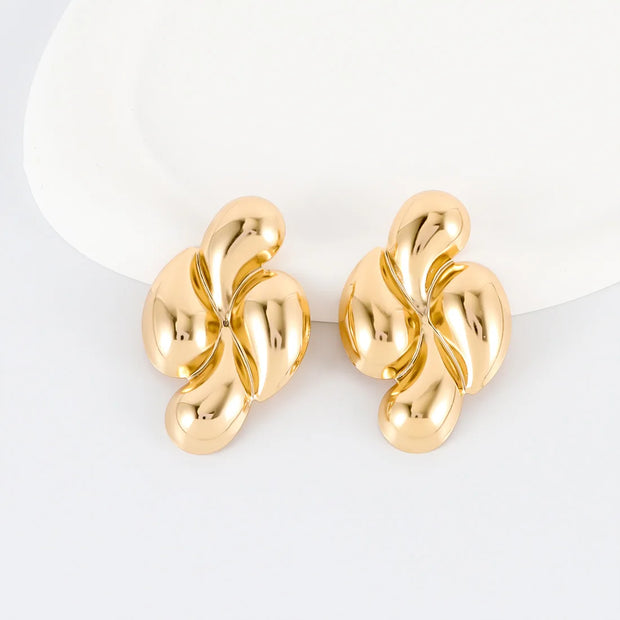 zhenshecai Exaggerate Big Drop Earrings