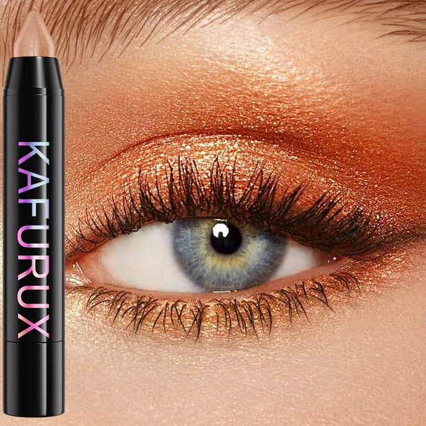 24 Colors Pearlescent Glitter Eyeshadow Eyeliner Pencil Waterproof