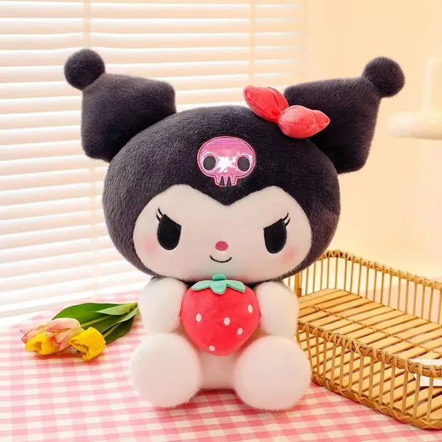 Sanrio Strawberry Kuromi Pillow