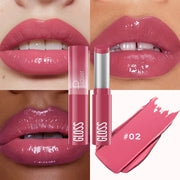 Waterproof Lipstick with Glass Mirror and Plumping Effect