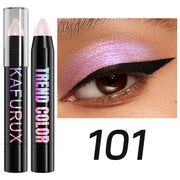 24 Colors Pearlescent Glitter Eyeshadow Eyeliner Pencil Waterproof