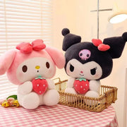 Sanrio Strawberry Kuromi Pillow