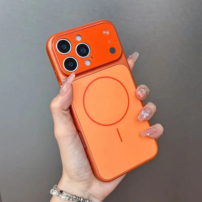 Matte Magnetic Glass Phone Case – Premium Protection for iPhone